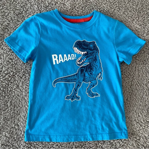 Boys 4T Short Sleeve T-Shirts Lot of 3 Dinosaur Construction PJ Mask - Picture 6 of 13